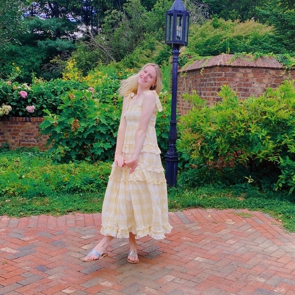 Storia The Perfect Moment Plaid Maxi Dress - Picture 3 of 9